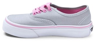 Vans Grey and Pink Authentic Trainers