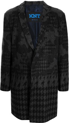 Kiton Chesterfield houndstooth coat