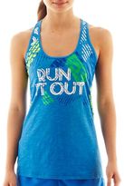 Thumbnail for your product : JCPenney Xersion Graphic Print Racerback Tank Top
