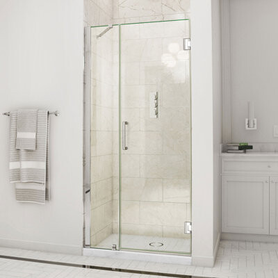 DreamLine Unidoor Hinged Frameless Shower Door with ClearMax™ Technology