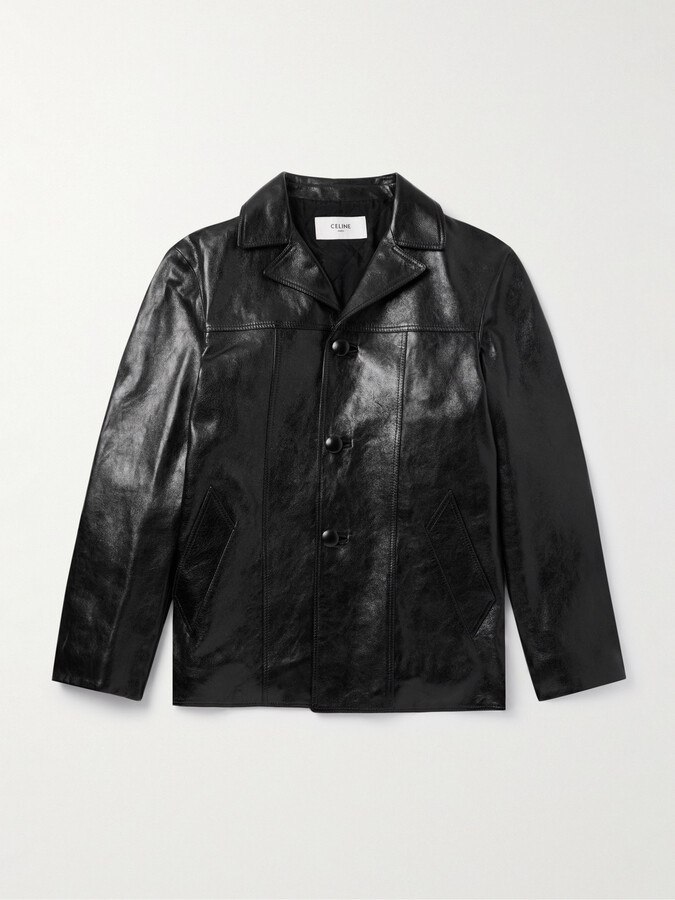 Celine Waxed-Leather Jacket