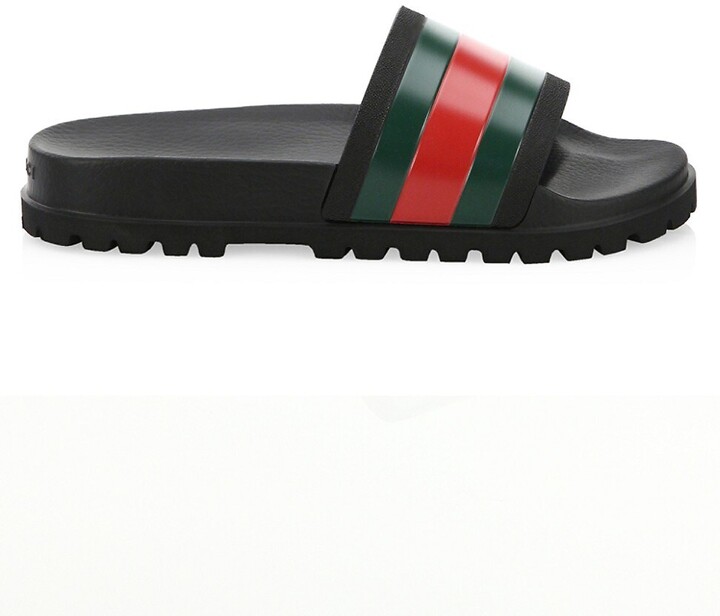 Gucci Web Slide Sandals - ShopStyle