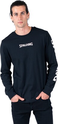 Spalding Men's Tshirt 1876 Branded Longsleeve Cotton Tee