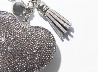 Dynamite Diamond Heart Keychain