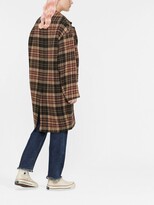 Thumbnail for your product : MARANT ÉTOILE Check-Pattern Single-Breasted Coat