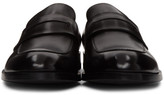 Thumbnail for your product : Ermenegildo Zegna Black Leather Loafers