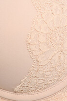 Thumbnail for your product : Stella McCartney Lace And Stretch-jersey Underwired Push-up Bra