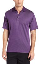 Thumbnail for your product : PGA TOUR Men's Short Sleeve 3 Color Broken Line Jacquard Polo Shirt