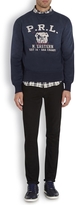 Thumbnail for your product : Polo Ralph Lauren Navy printed cotton blend sweatshirt