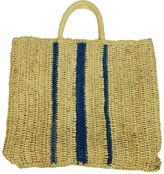 Thumbnail for your product : Velvet by Graham & Spencer Row Stripe Straw Bag