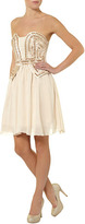 Thumbnail for your product : Dorothy Perkins Cream and rose gold prom dress