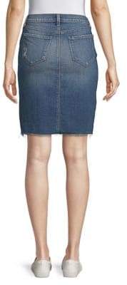 L'Agence Montecito Denim Pencil Skirt