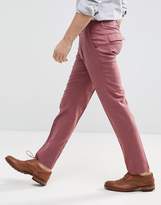 Thumbnail for your product : ASOS DESIGN 100% Merino Wool Skinny Pant with Turn Up