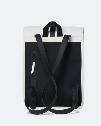 Rains White Backpacks - Rolltop Mini - Size One Size at The Iconic