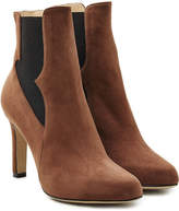 Thumbnail for your product : Paul Andrew Suede High Heel Chelsea Boots