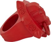 Thumbnail for your product : Ambush Skull Ring-Red
