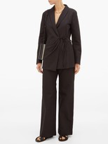 Thumbnail for your product : Merlette New York Kadapul Wide-leg Cotton-twill Trousers - Black