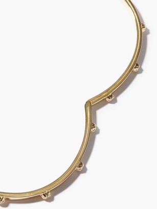 Gucci GG-logo Diamond & 18k Gold Bracelet - Yellow Gold