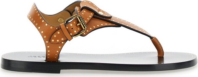Isabel Marant Jooni Thong Strapped Flat Sandals