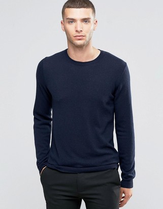 Sisley Crew Neck Sweater in Cashmere Blend
