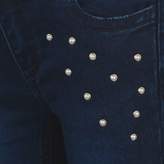 Thumbnail for your product : GUESS GuessGirls Blue Denim Pearl Studded Jeans