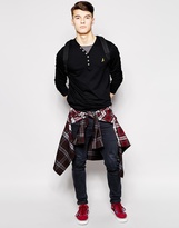 Thumbnail for your product : B.young Brave Soul Long Sleeve Top With Insert