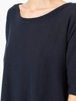 Thumbnail for your product : Lamberto Losani cashmere draped knitted top