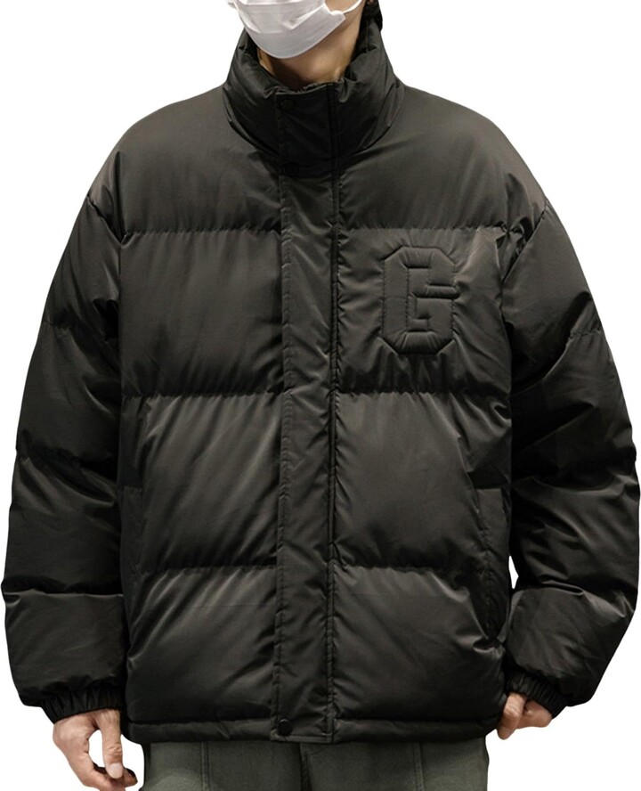 YOGALULU Womens Longline Puffer Jacket Mens Puffer Jacket Without Hood