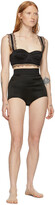 Thumbnail for your product : Wandering Black Satin Briefs
