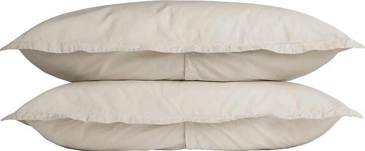 Parachute Percale Sham Set in White