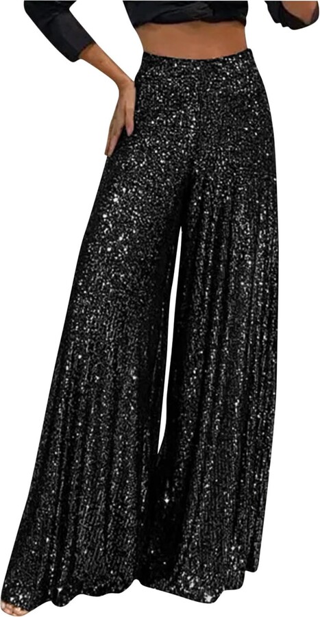 Fashion 2024 Winter women long velvet pants,Black Green loose casual  staight wide leg velour pants, velvet Trousers - AliExpress