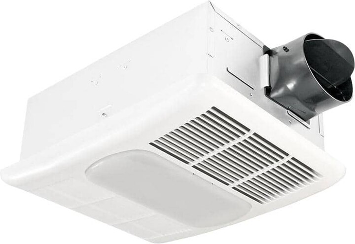 Delta Breez Radiance Series 80 CFM Ceiling Bathroom Exhaust Fan with Light and Heater