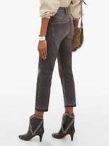 Thumbnail for your product : Etoile Isabel Marant Garance Raw-hem Cropped Jeans - Black