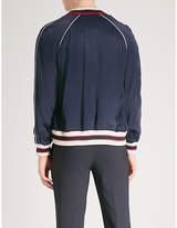 Thumbnail for your product : Sandro Satin collegiate jacket