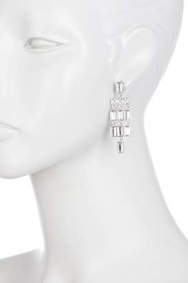 Vince Camuto Faceted Crystal Statement Chandelier Earrings