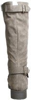 Thumbnail for your product : Office Koala Buckle Biker Boots Brown Fur Lined
