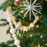 Thumbnail for your product : Crate & Barrel Wood Bead Garland 72"
