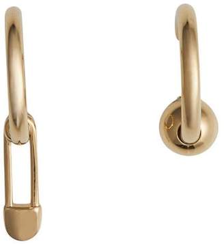 Burberry Kilt Pin earrings