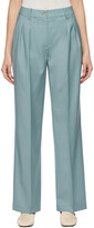 Thumbnail for your product : LOULOU STUDIO Blue Super 120s Wool Sbiru Trousers