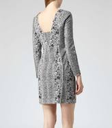 Thumbnail for your product : Reiss Fion SNAKE PRINT DRESS