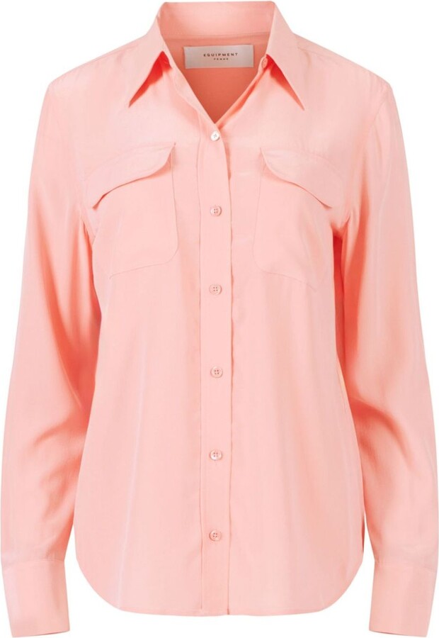 equipment pink blouse