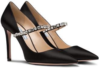 Prada crystal embellished high-heel pumps