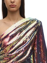 Thumbnail for your product : Alex Perry One Shoulder Sequined Mini Dress