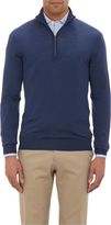 Thumbnail for your product : Luciano Barbera Half-Zip Sweater-Blue