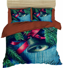 Asir Group INC Nasir Blue/Green/Pink Microfiber 3 Piece Duvet Cover Set