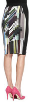 Thumbnail for your product : Trina Turk Jera Graphic-Print Pencil Skirt