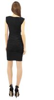 Thumbnail for your product : Nicole Miller Pleated Satin Crepe Dress