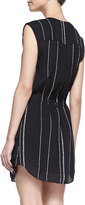 Thumbnail for your product : A.L.C. Kearny Striped Drawstring Dress