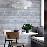 Thumbnail for your product : Decorline 21" x 396" Makayla Distressed Stripe Wallpaper