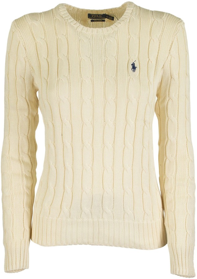 ralph lauren cable knit jumper womens
